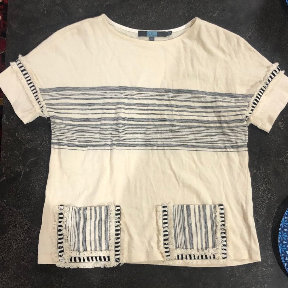 Funky Pocket Anthropologie Top